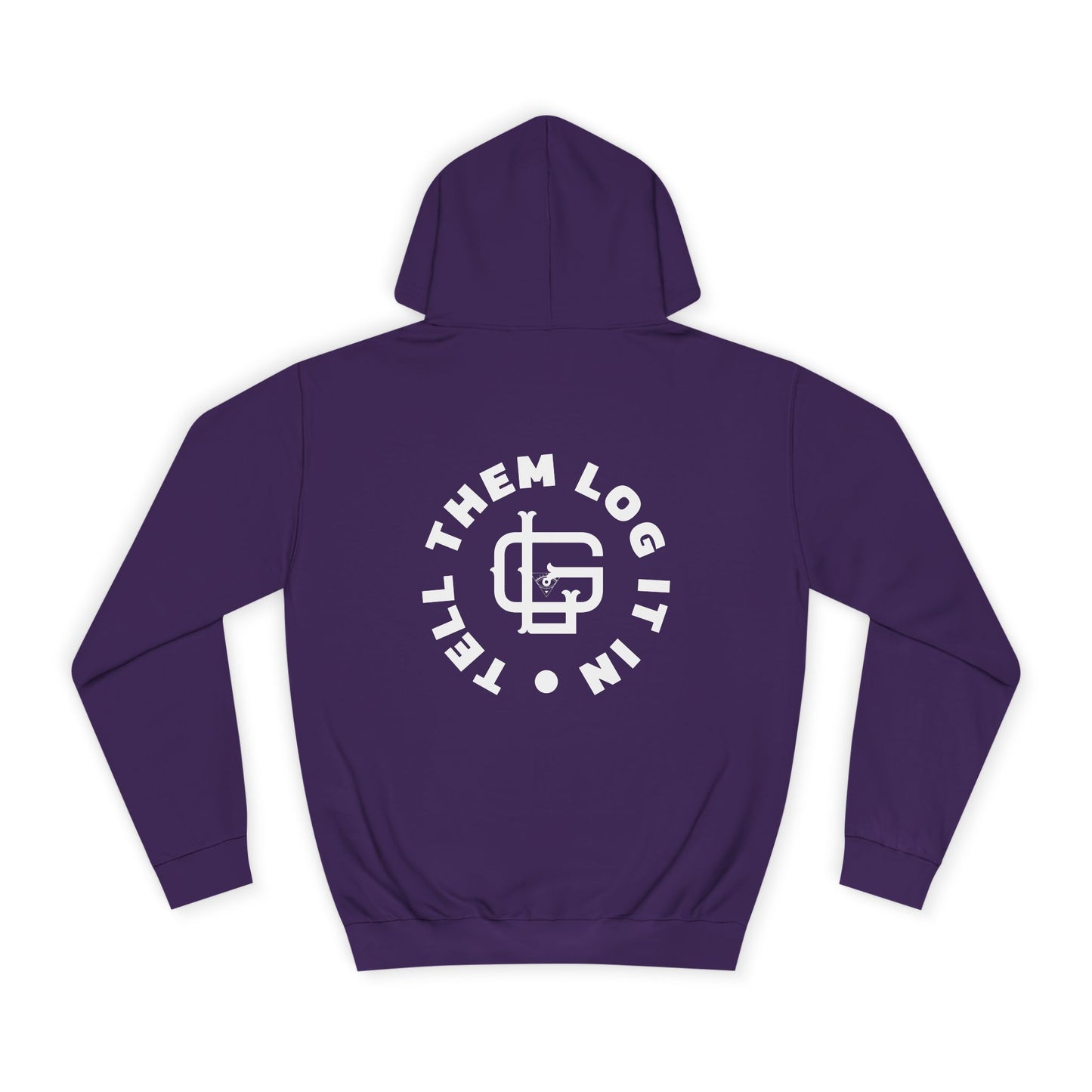 Unisex 'TELL THEM LOG IT IN' Hoodie, Casualwear, Trendy Style, Gift, Everyday Comfort, Trendy Streetwear
