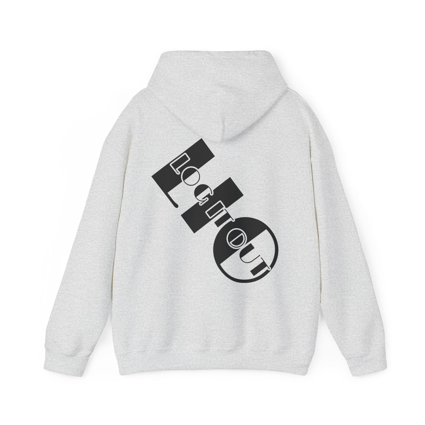 Log it out Unisex Heavy Blend™ Hooded Sweatshirt