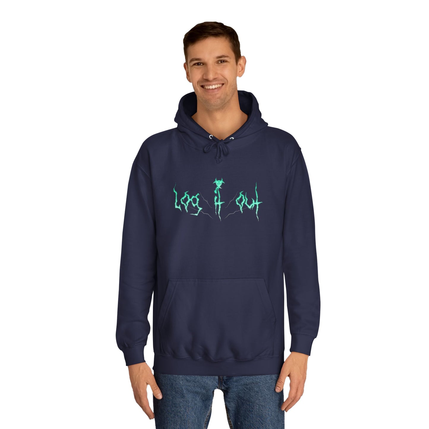 Unisex Log it out Hoodie - Trendy Graphic Sweatshirt, Casual Wear, Gift for Any one, Fall Fashion, Comfy Outfit