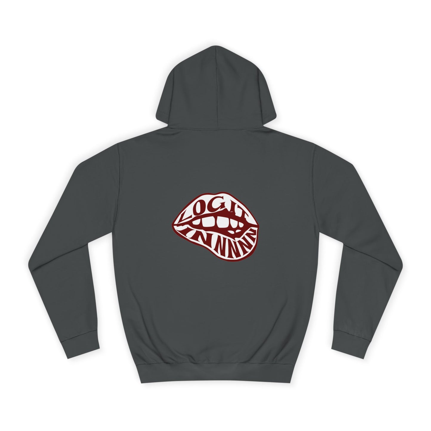 Trendy Unisex Hoodie with Bold Log it in Design, Stylish trendy Wear, Cozy Sweatshirt, Casual Outfit, Fun Gift