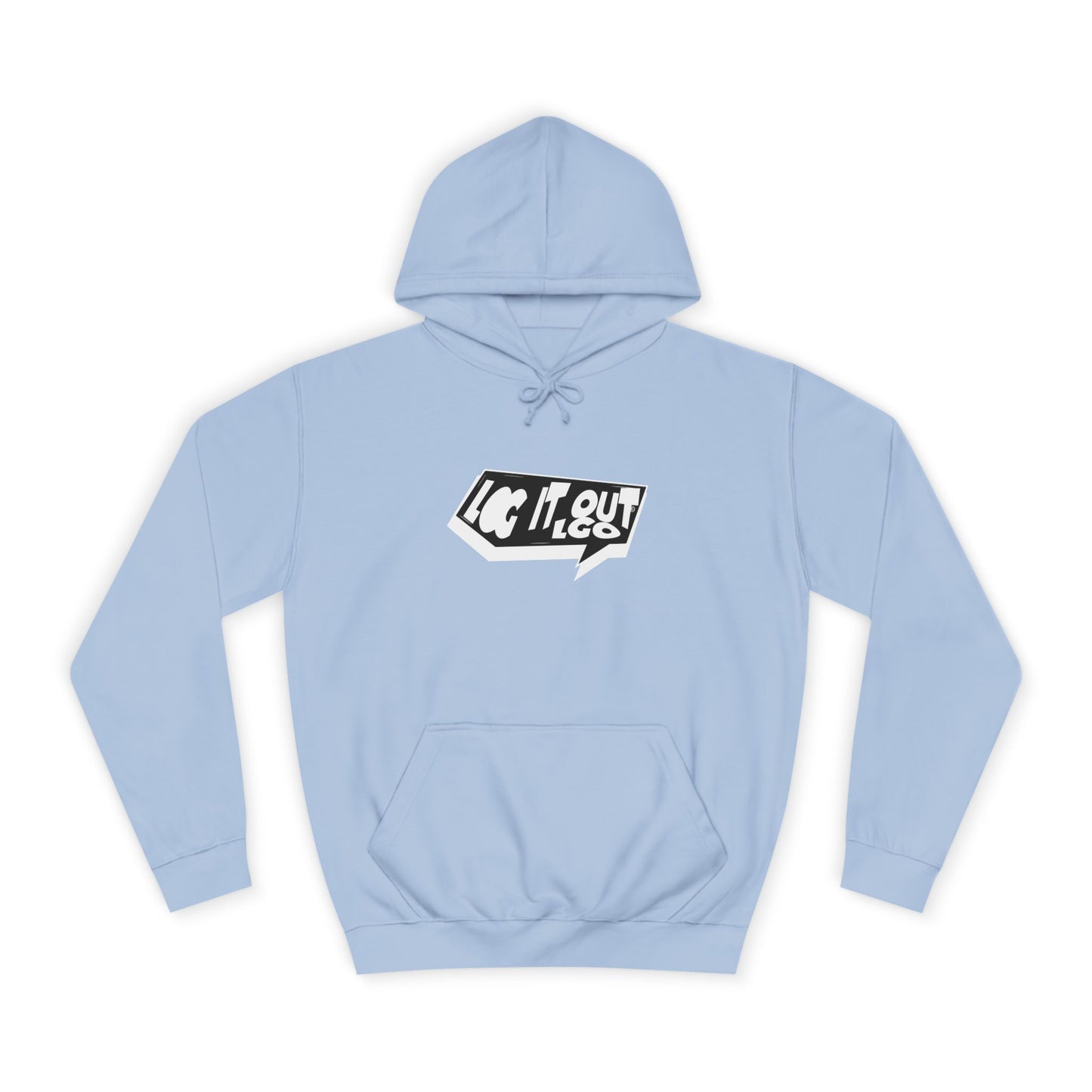 Chill Vibes Unisex Log it out Hoodie - Perfect for Campus Wear, Gifts, Casual Outfits, Fall/Winter Style, Cozy Fashion