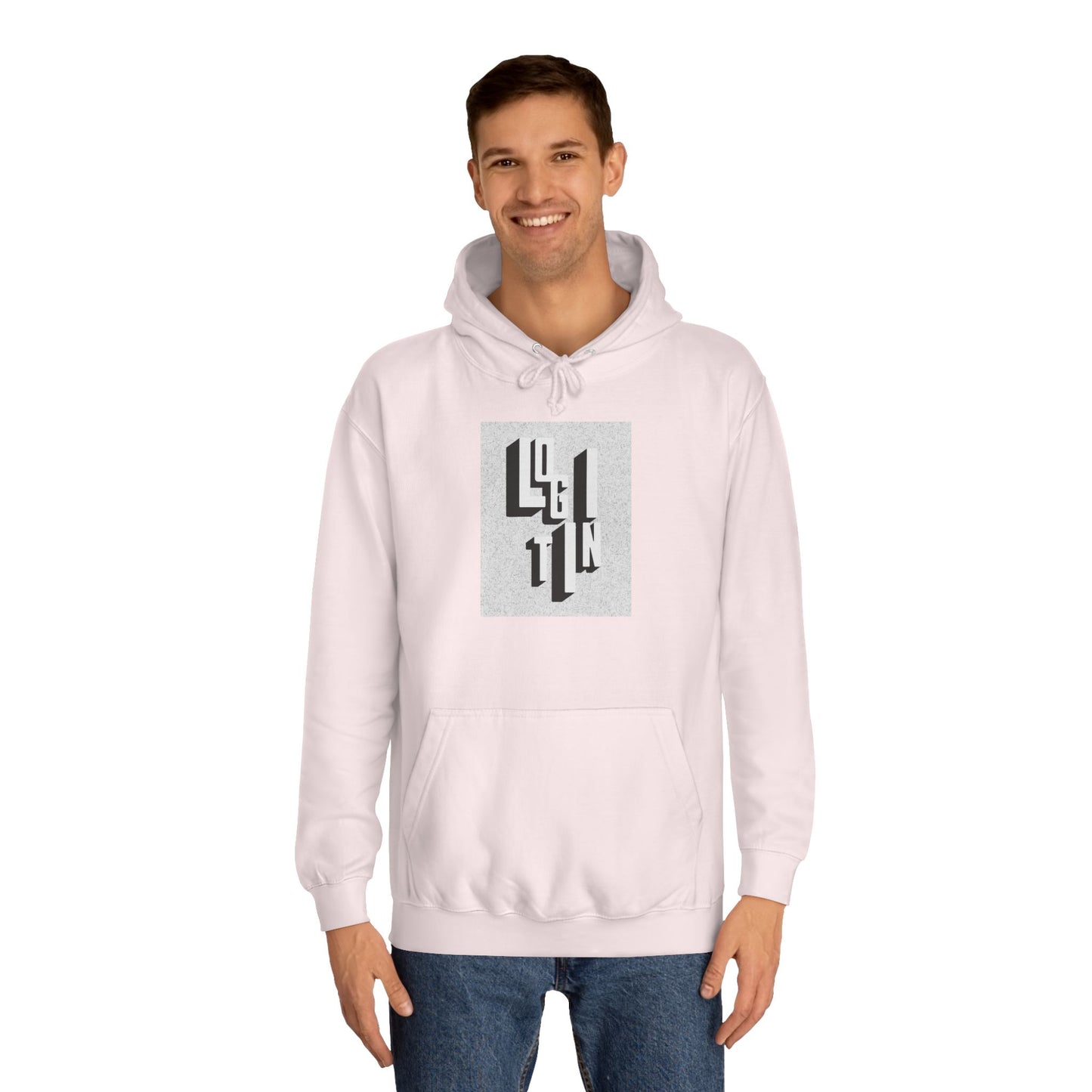 Minimalist Hoodie, Unisex Sweatshirt, Cozy Campus Wear, Student Gift, Modern Graphic Hoodie
