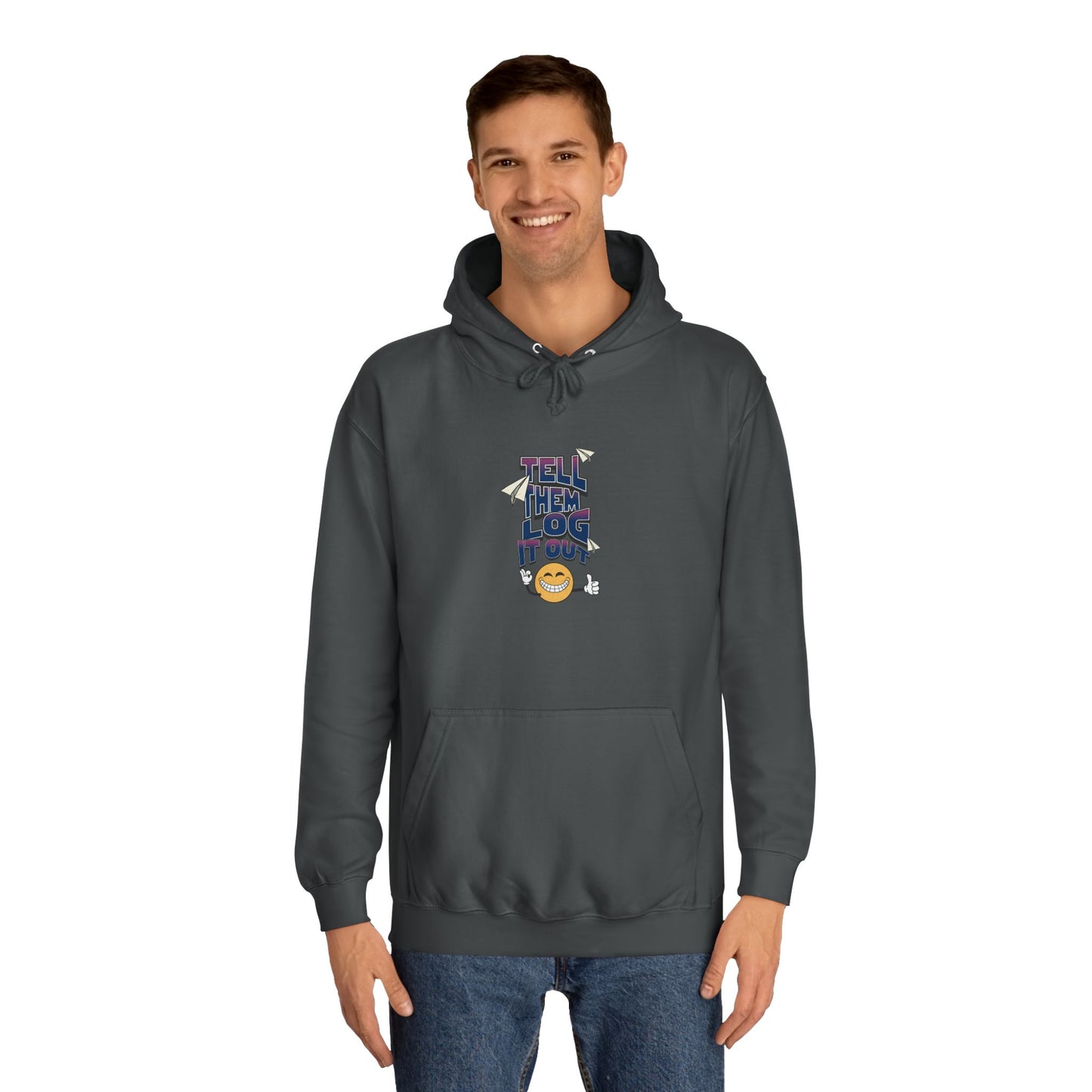 Unisex Hoodie with Fun Graphic, Casual Wear, Relaxed Vibe, Everyday Comfort