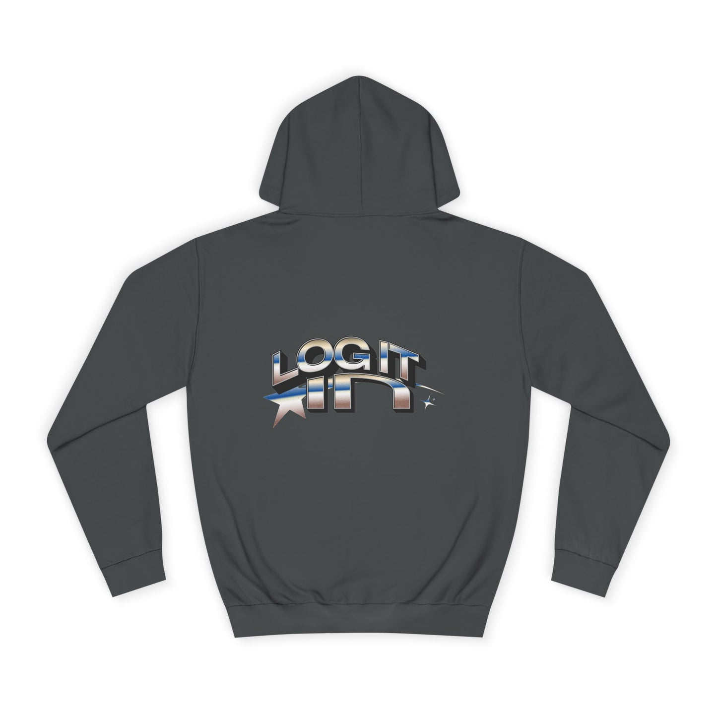 Unisex Hoodie - Log it in Design, Ideal, Cozy Gift, Custom Apparel, Perfect for Graduation, Casual Wear