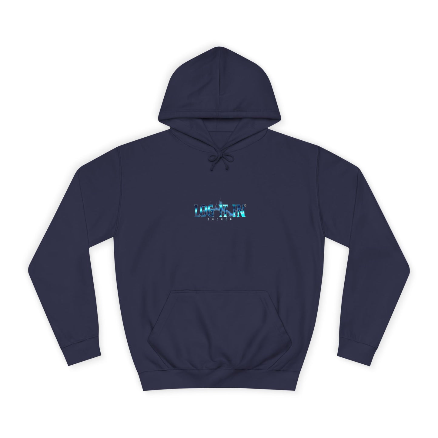 Unisex Hoodie with LOG IT IN Design - Casual Wear, Perfect Gift, Events, and Cozy Days