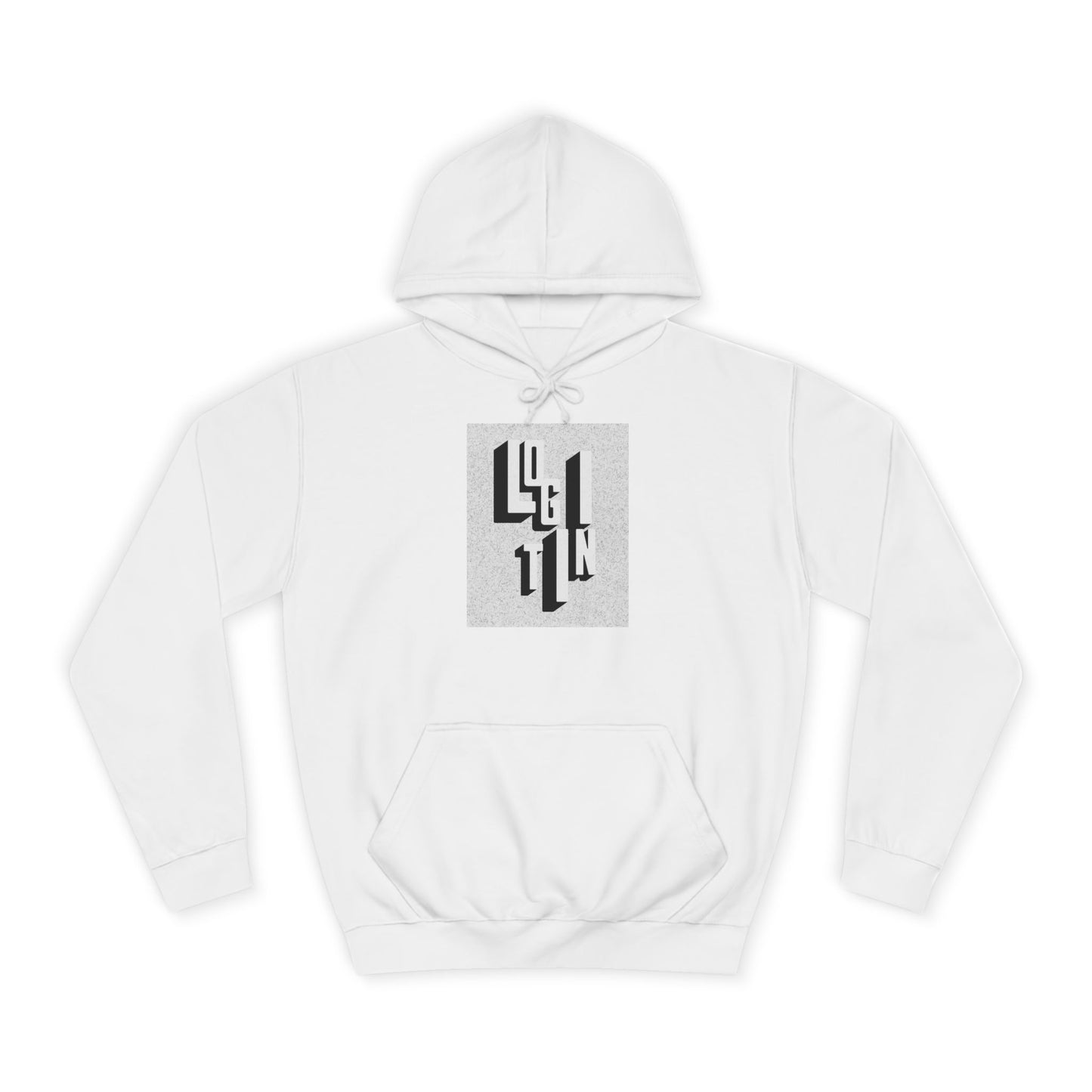 Minimalist Hoodie, Unisex Sweatshirt, Cozy Campus Wear, Student Gift, Modern Graphic Hoodie