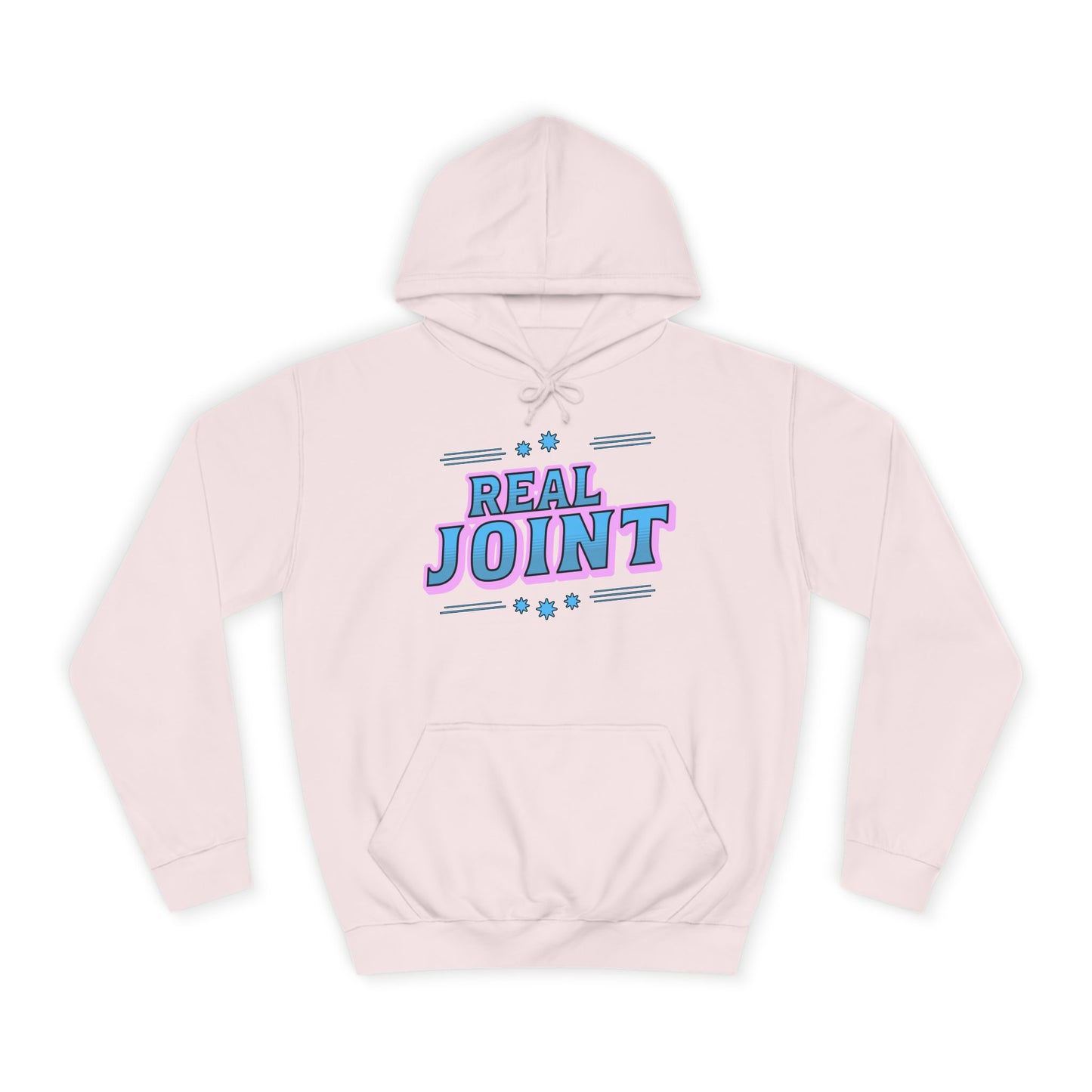 Unisex Hoodie - 'Real Joint' Graphic Sweatshirt for Casual Style