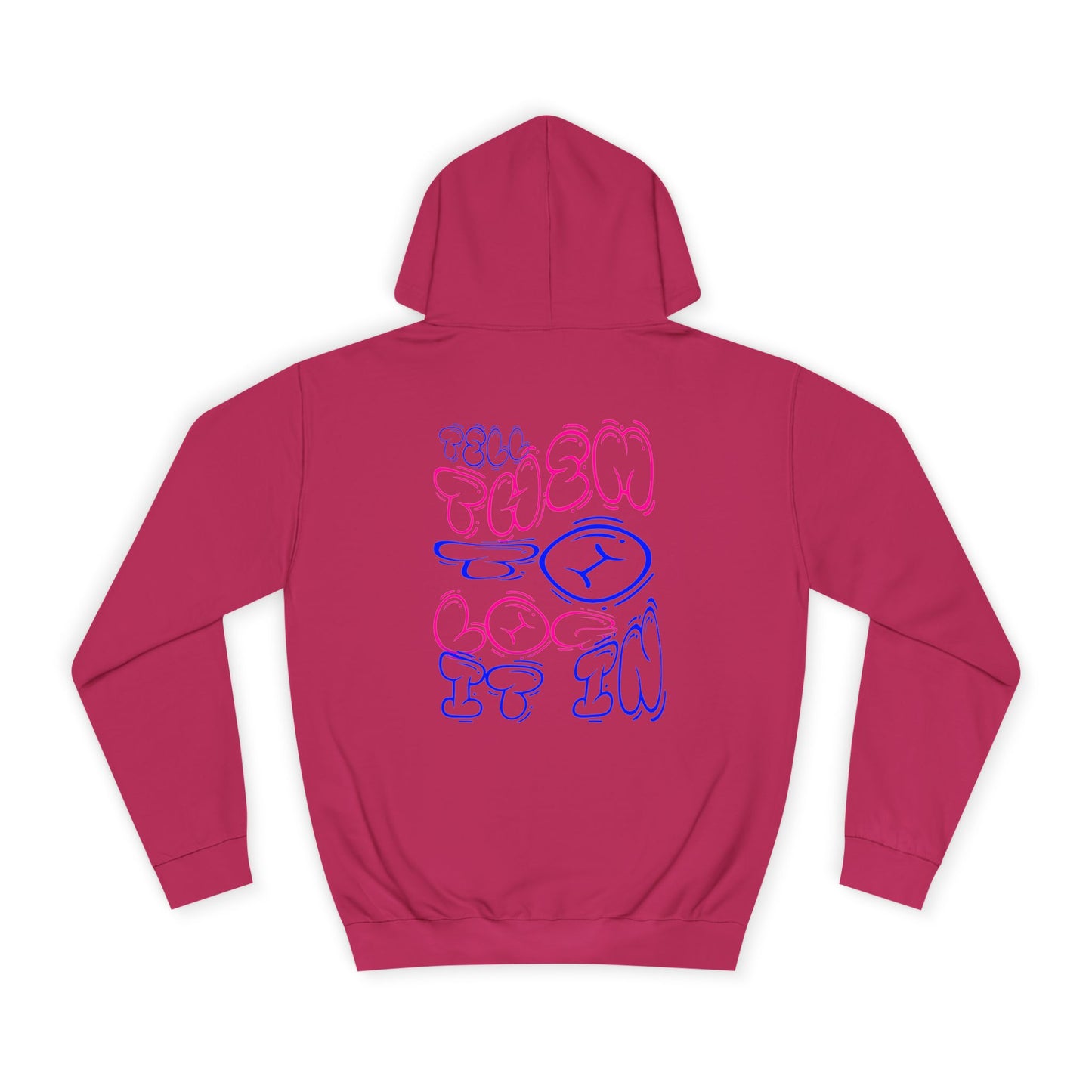Chill Vibes Log it in Hoodie | Cozy Unisex Sweatshirt, Gifts for Graduates, Apparel, Everyday Comfort