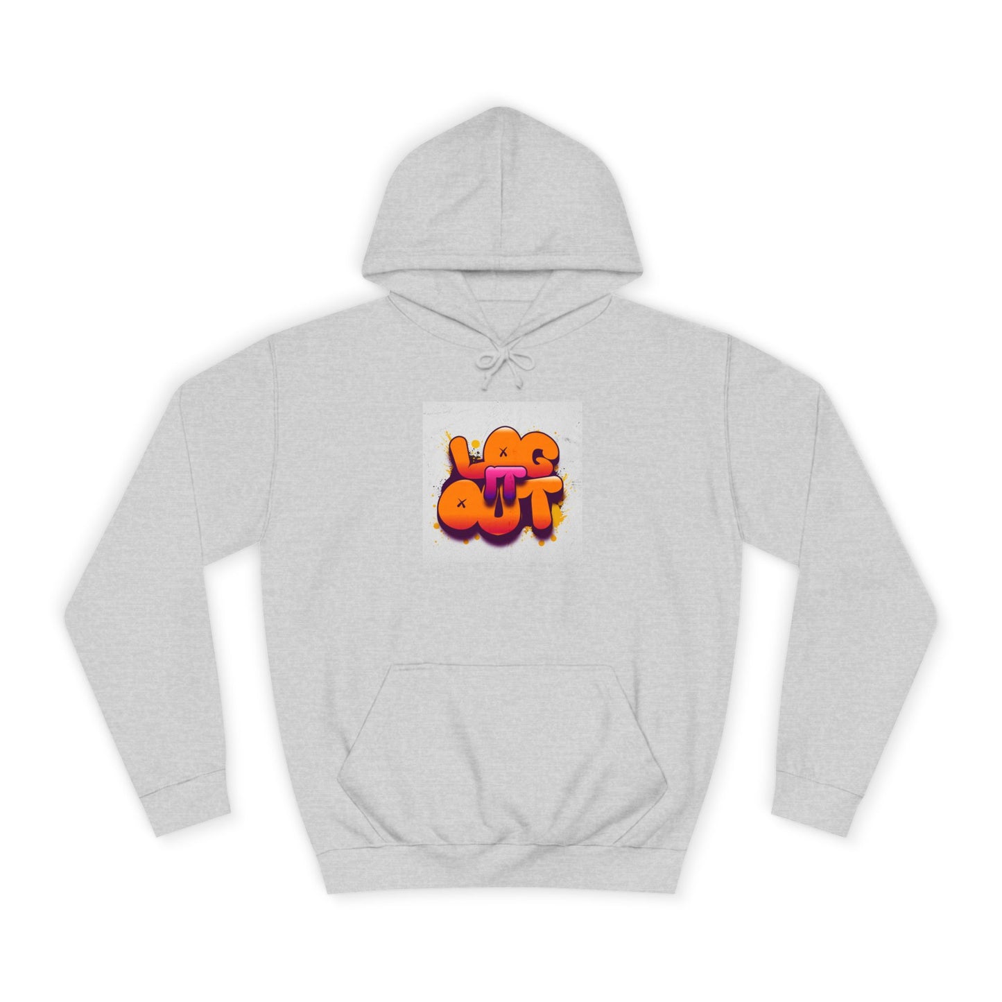 Vibrant Unisex Log it out Hoodie - Trendy, Comfortable Streetwear, Ideal for Life, Casual Outings, Gifts, and more!
