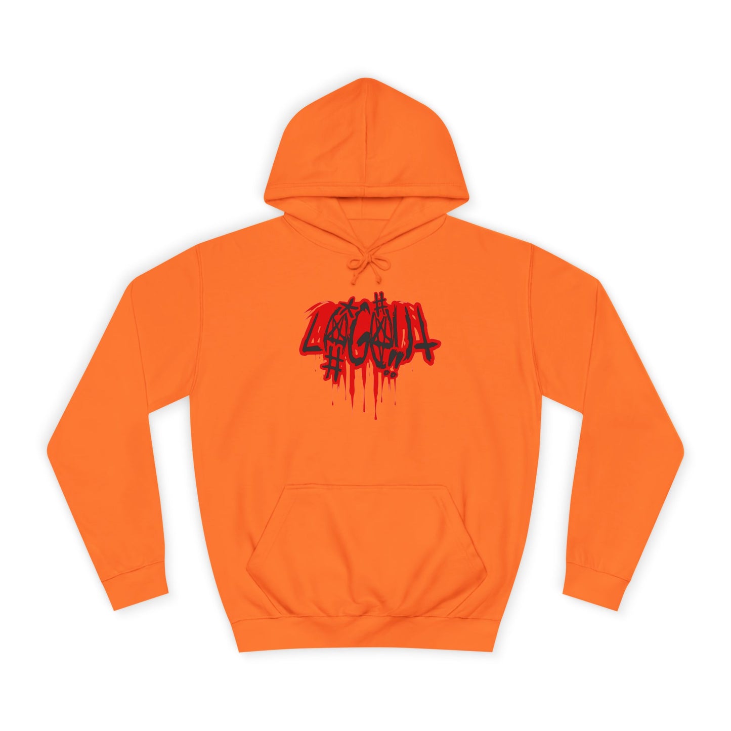 Bold Graffiti log out Hoodie, Unisex Streetwear, Comfortable Casual Wear,