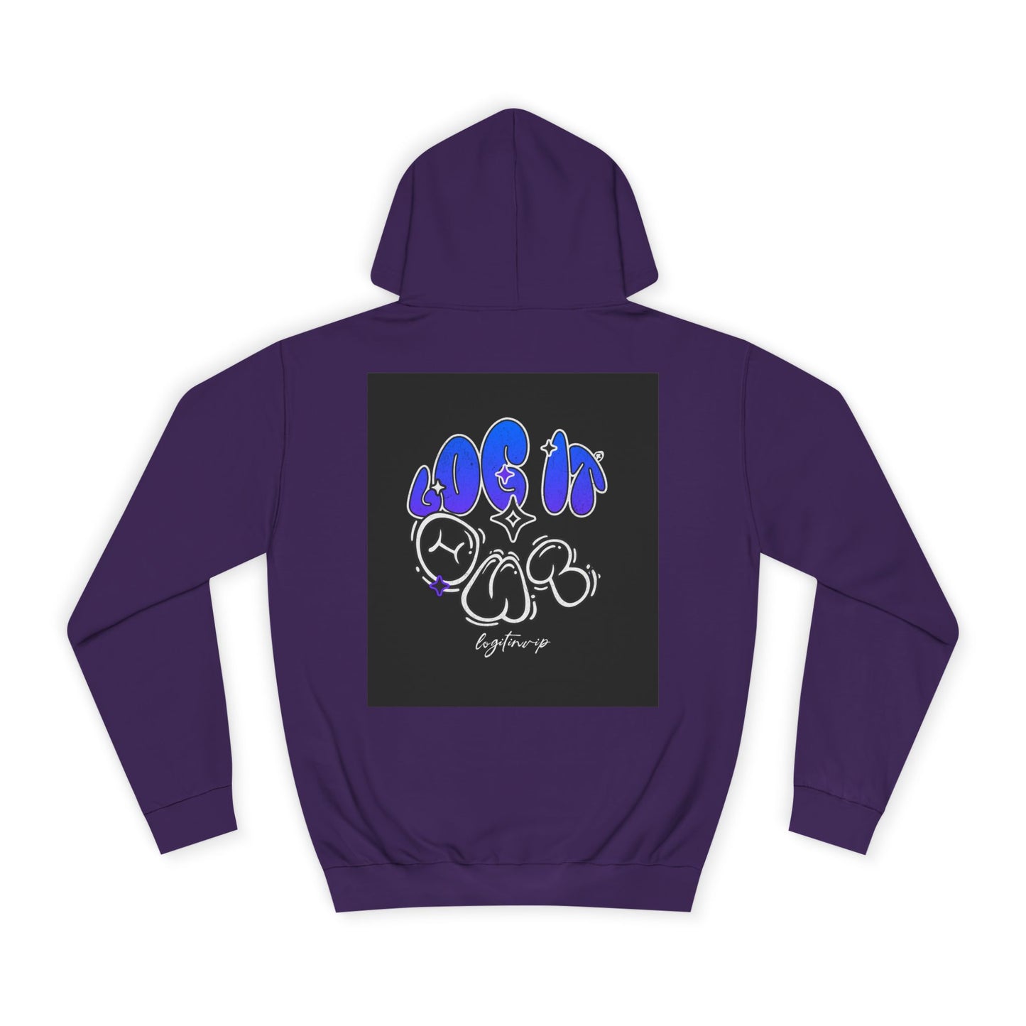 Vibrant Log it out Spirit Hoodie, Unisex Hoodie, Comfortable Sweatshirt, Graphic Hooded Sweatshirt,