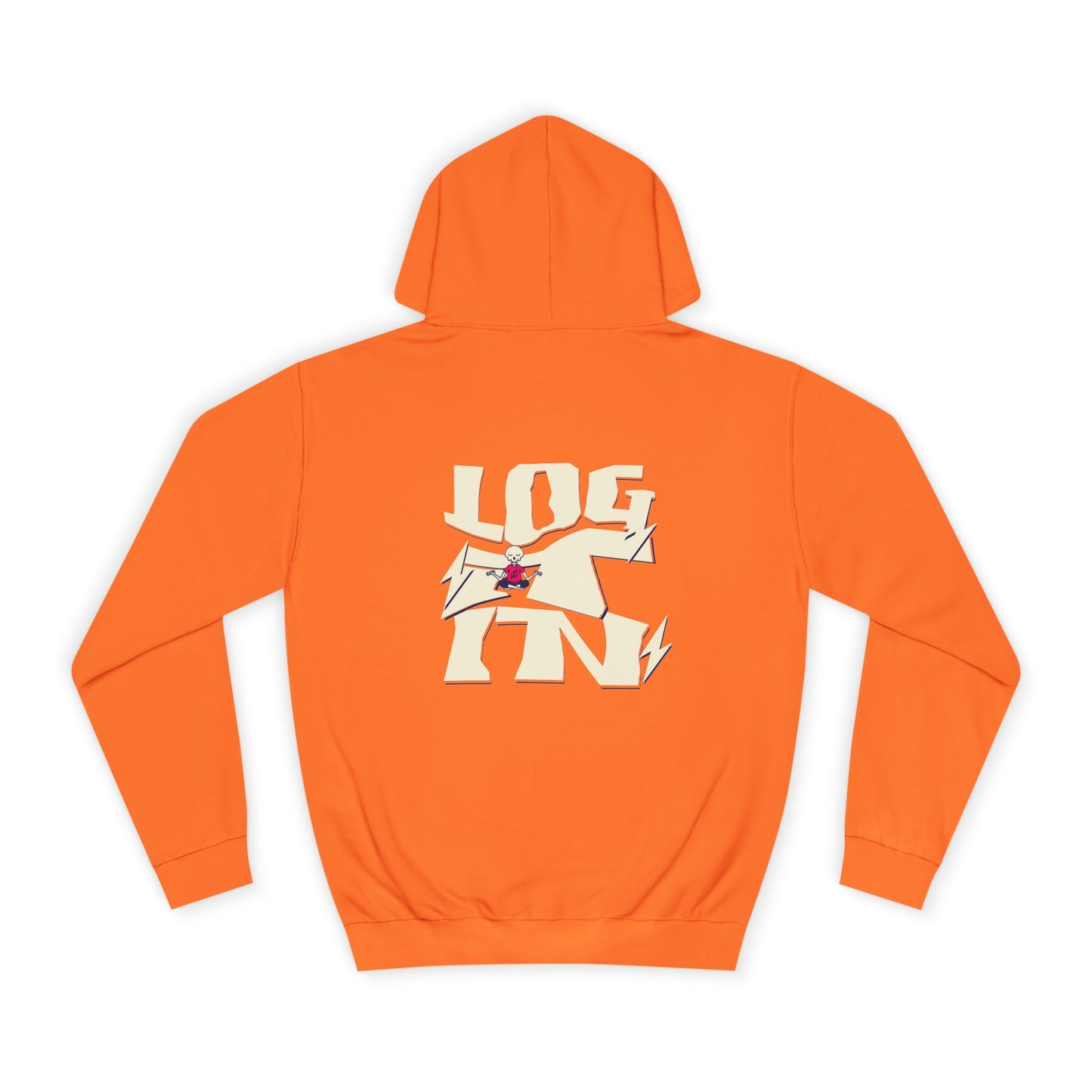 Cozy Unisex Log it in Hoodie - Floral Design, Ideal Gift, Casual Wear, Spring Wardrobe Essentials