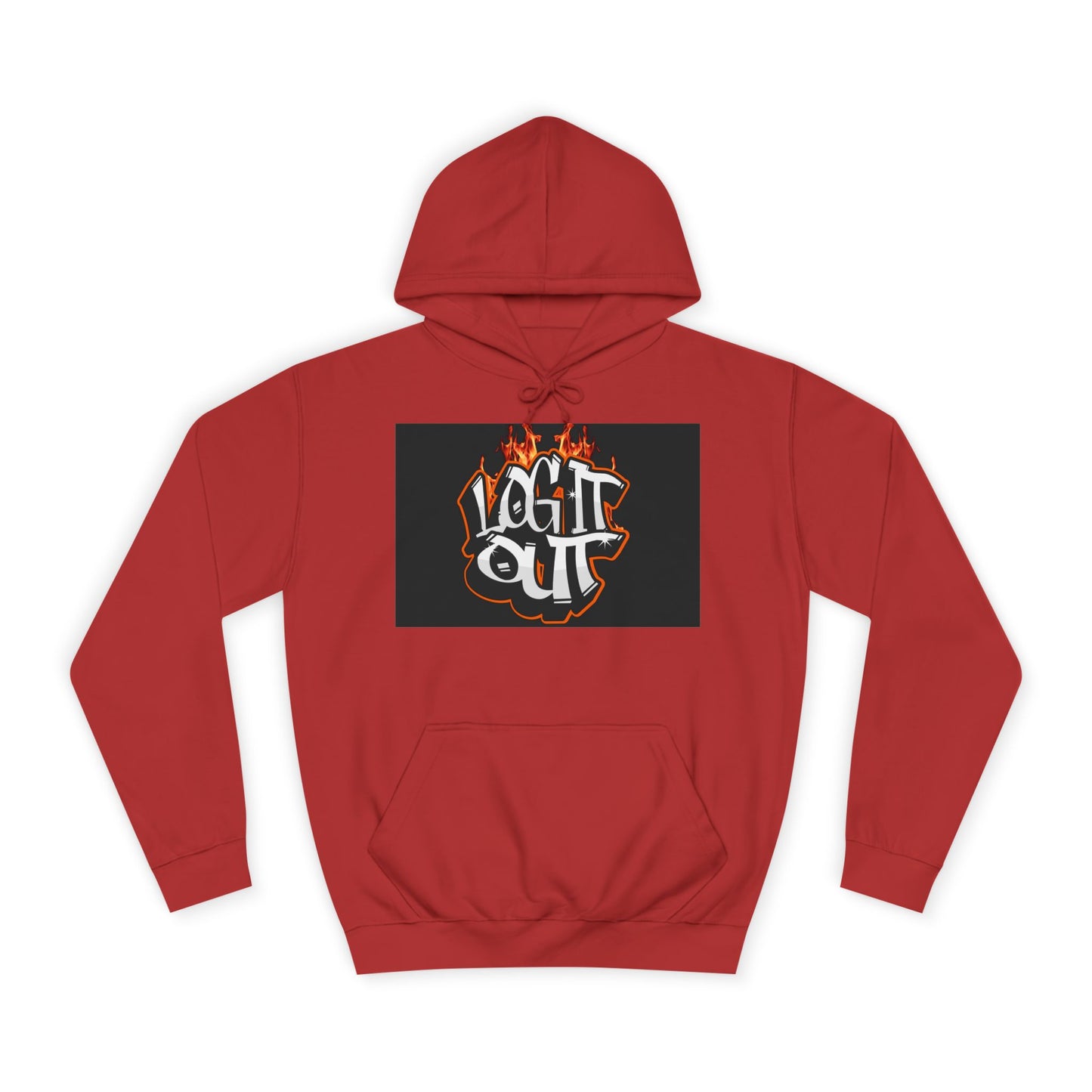 Stylish Unisex Hoodie with 'Log It Out' Design, Cozy Wear, Trendy Streetwear, Perfect for Parties