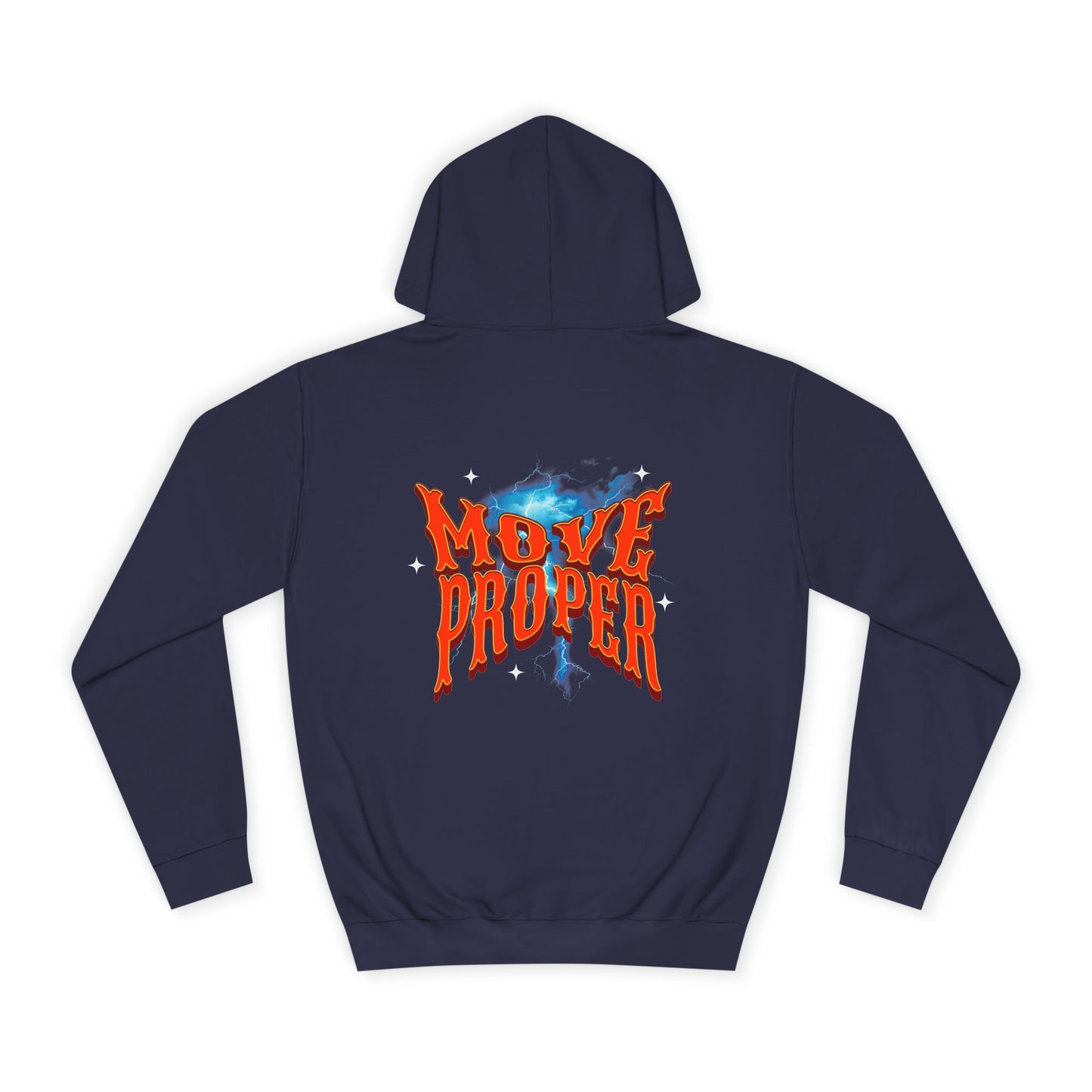 Unisex Hoodie - Move Proper Graphic, Trendy Casual Wear