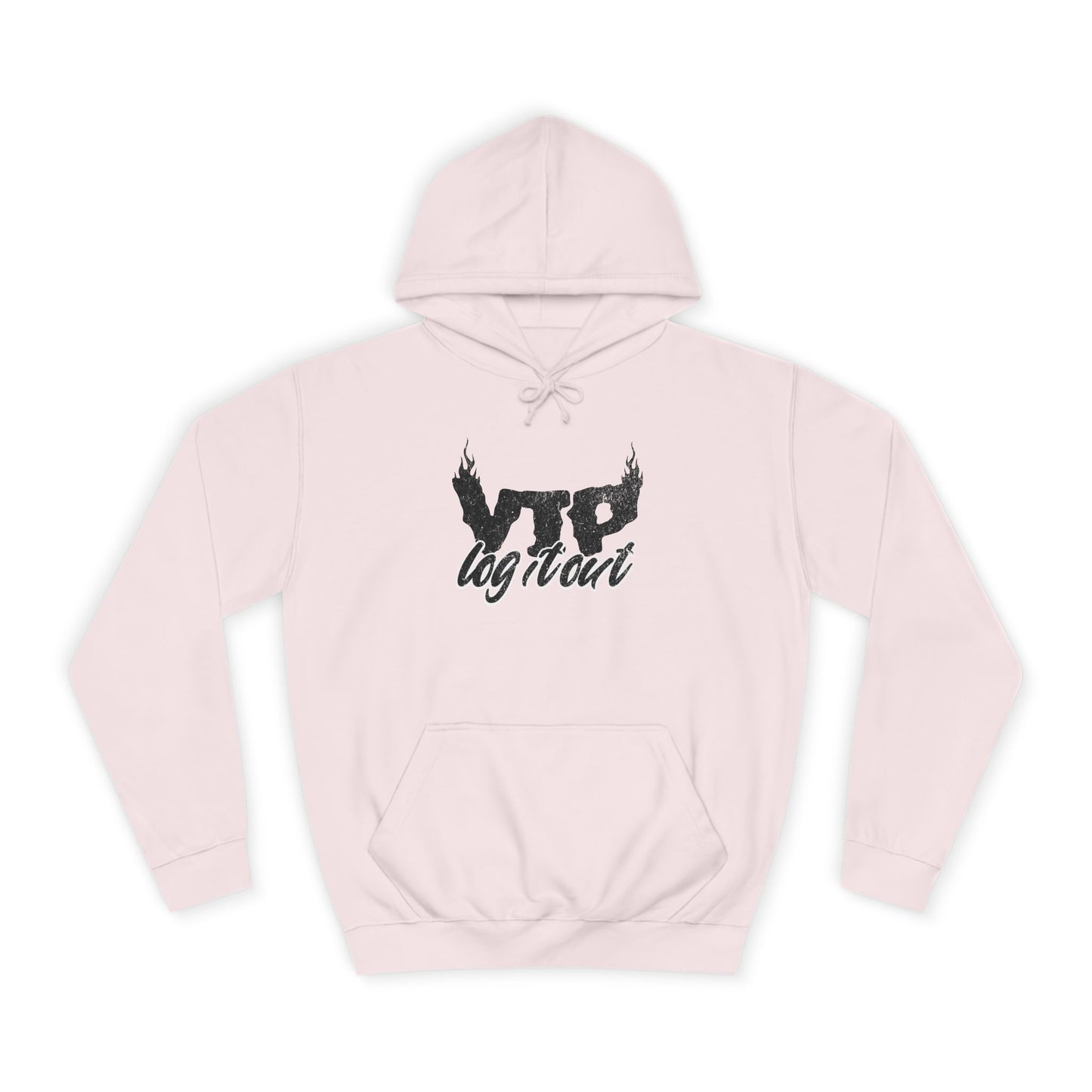 Unisex Log it Out Hoodie with Bold Logo, Casual Streetwear, Perfect for Any Thing, Comfortable Gift for Everyday Wear