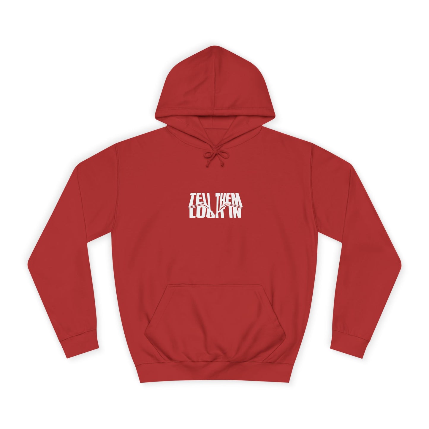 Unisex Tell them log it in Hoodie: Cool Casual Wear, Apparel, Hip Gear, Trendy Streetwear, Cozy Gift