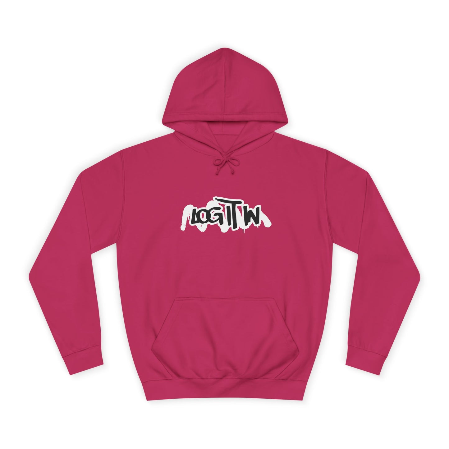 Unisex Log it in Hoodie with Trendy Graphic, Stylish Casual Wear, Gift, Apparel, Cozy Sweatshirt for Every Occasion