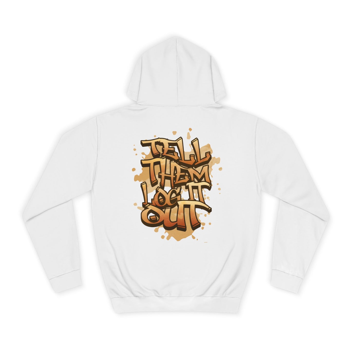 Unisex Hoodie with Graffiti Art, Streetwear Style, Casual Outfit, Gift, Trendy Hoodie for Everyday Life