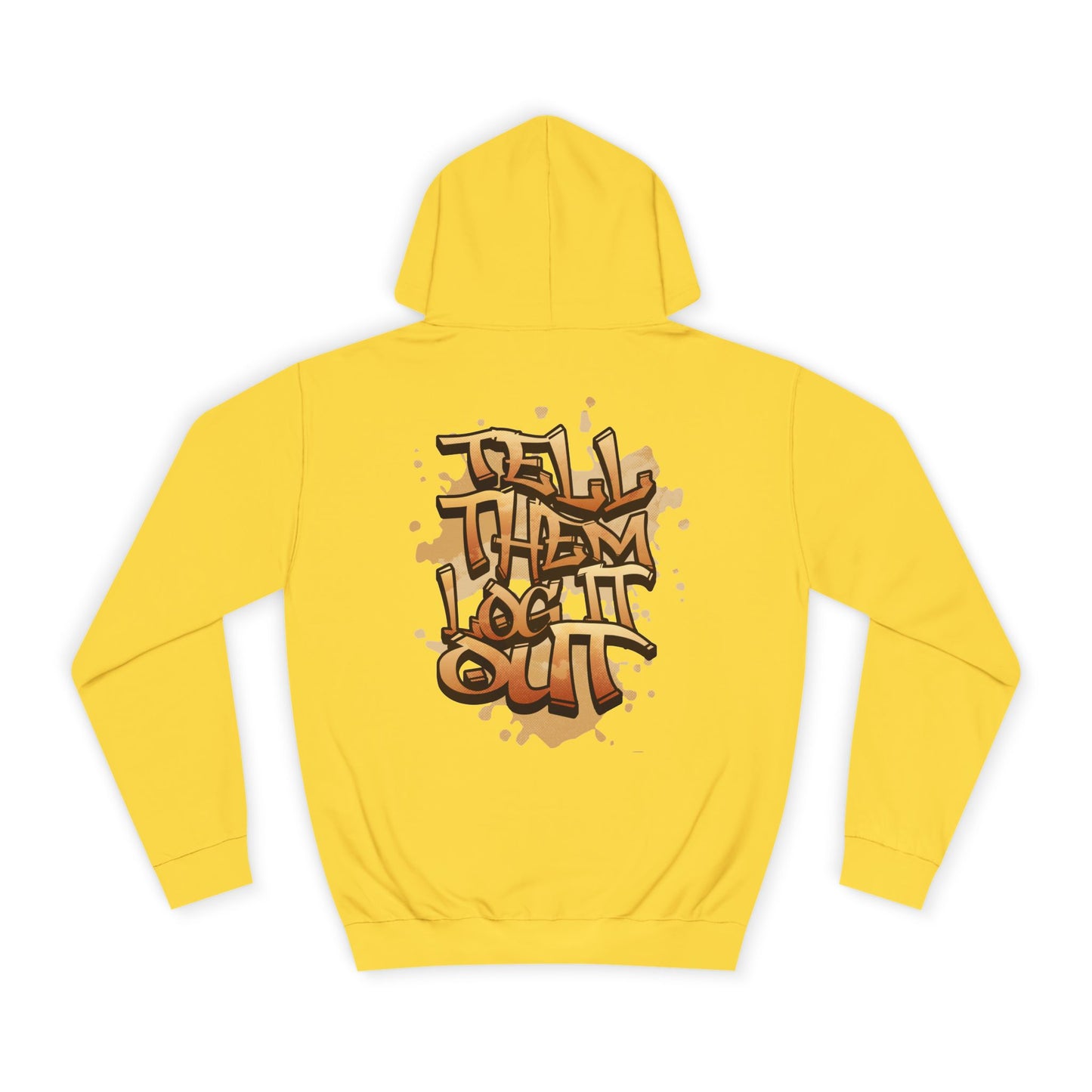 Unisex Hoodie with Graffiti Art, Streetwear Style, Casual Outfit, Gift, Trendy Hoodie for Everyday Life