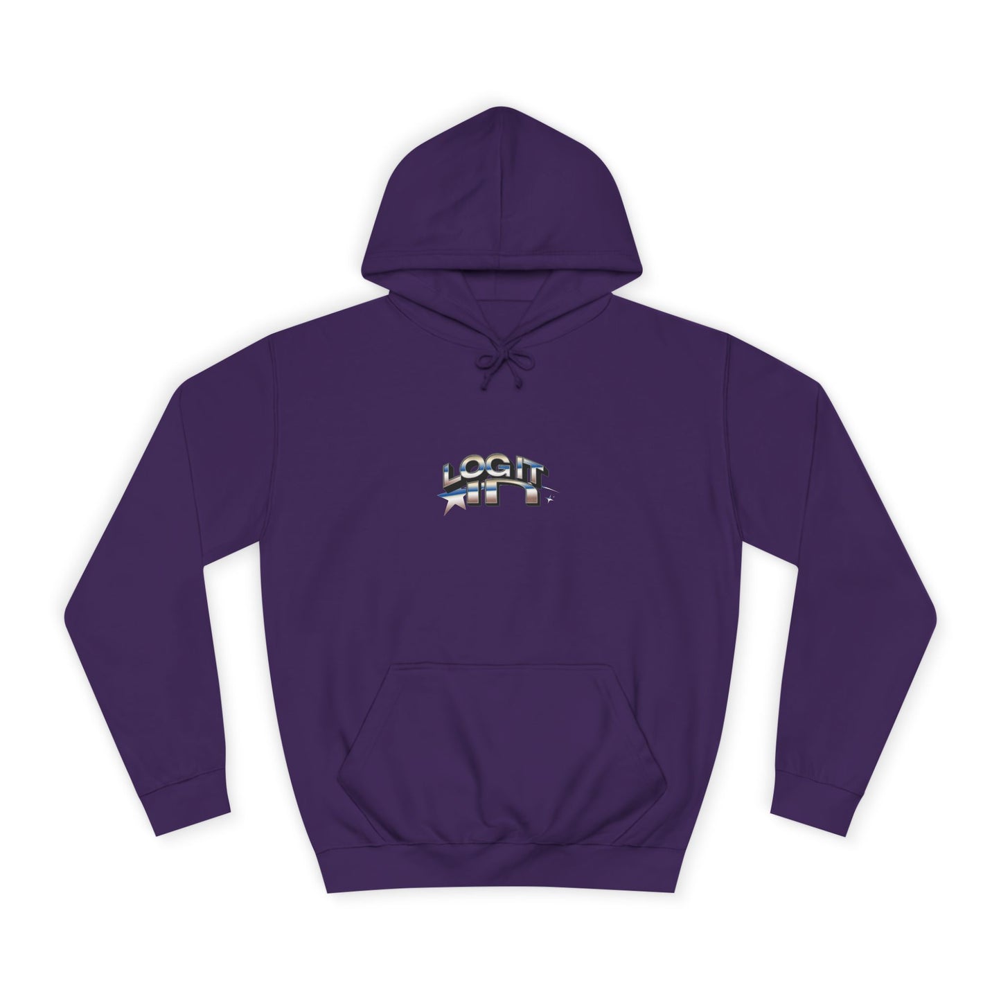 Unisex Hoodie - Log it in Design, Ideal, Cozy Gift, Custom Apparel, Perfect for Graduation, Casual Wear