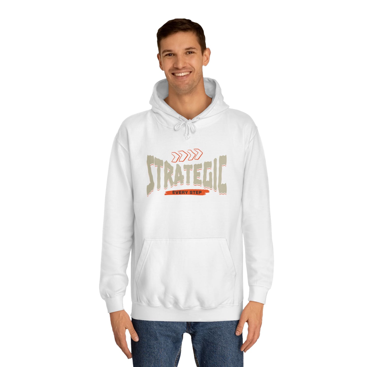 Strategic Unisex Hoodie - Every Step - Cozy Style for joints & Trendsetters