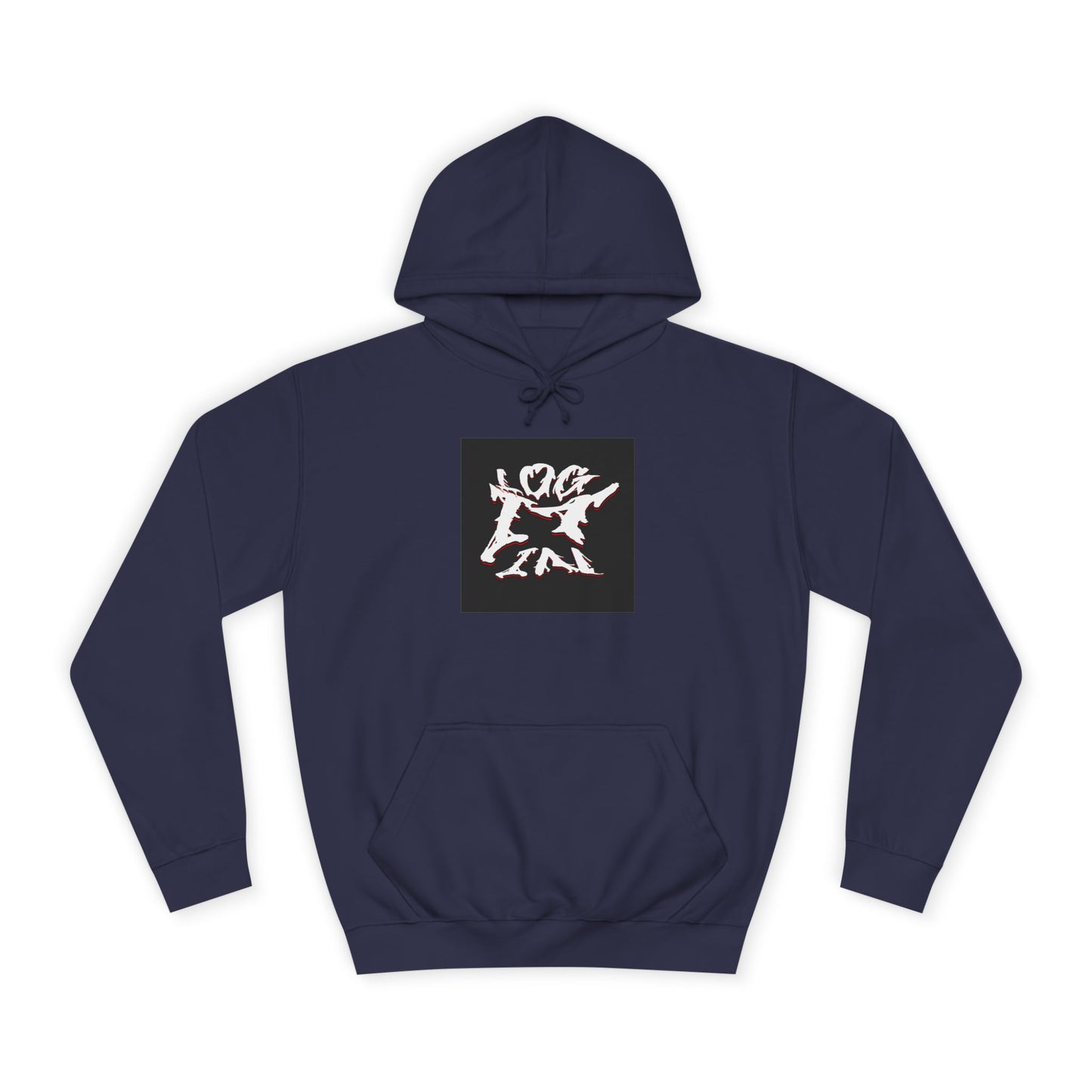 Unisex Log it in Hoodie - Artsy Graphic Sweatshirt, Cozy Custom Apparel, Perfect Gift, Spirit Wear, Trendy Streetwear