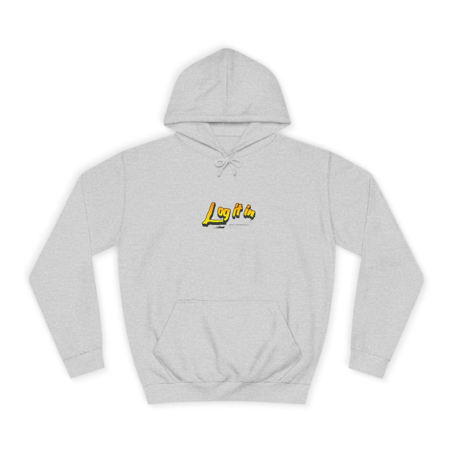 Vibrant Unisex Hoodie - Perfect for Every day Life, Cozy Fall Days, Gifts, Casual Wear, Log it In Design