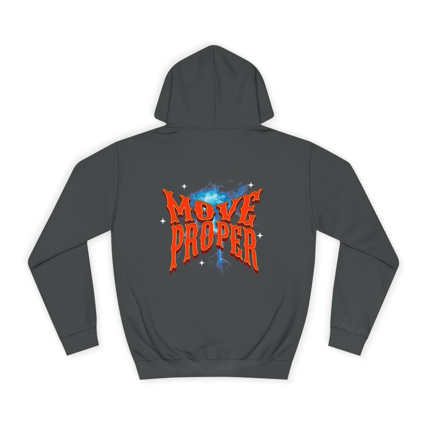Unisex Hoodie - Move Proper Graphic, Trendy Casual Wear