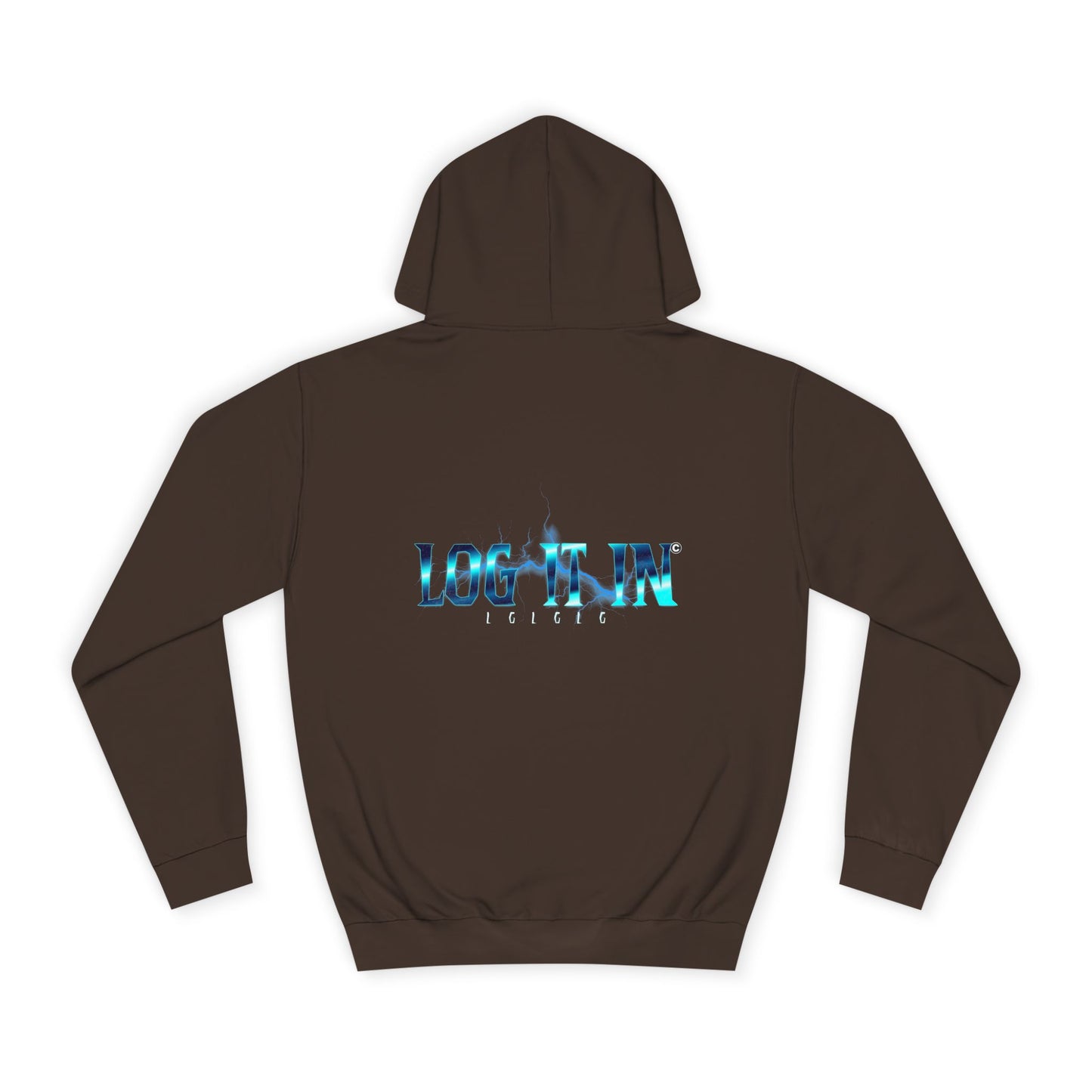 Unisex Hoodie with LOG IT IN Design - Casual Wear, Perfect Gift, Events, and Cozy Days