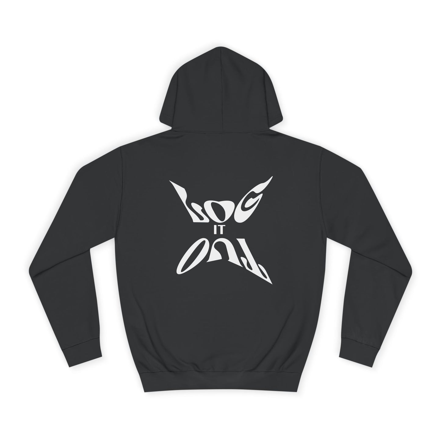 Unisex Hoodie with Artistic 'Log It Out' Design, Cozy Sweatshirt, Perfect Gift, Casual Outfits
