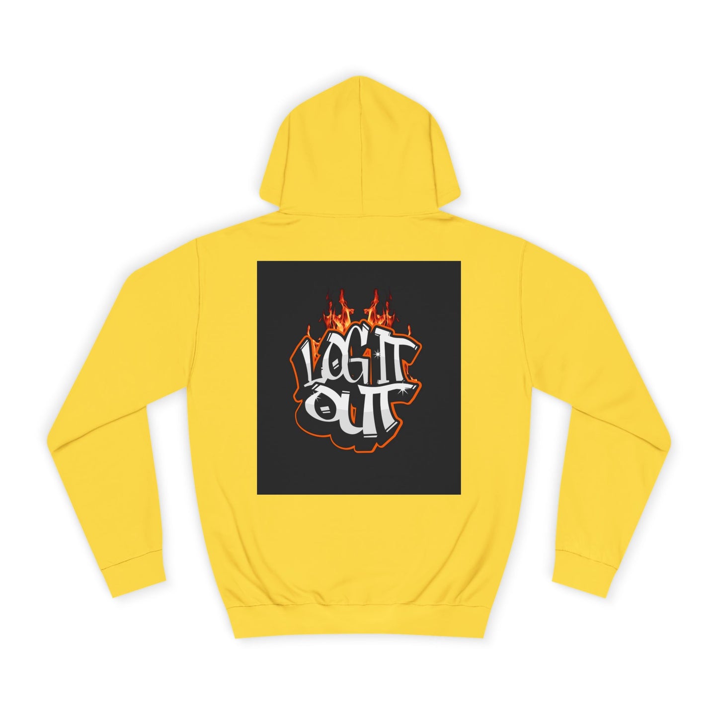 Stylish Unisex Hoodie with 'Log It Out' Design, Cozy Wear, Trendy Streetwear, Perfect for Parties