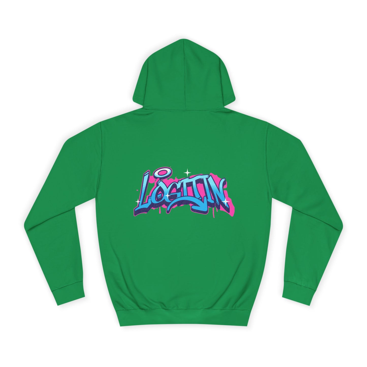 Vibrant Log it in Hoodie, Unisex Cozy Sweatshirt, Trendy Streetwear, Perfect for Life, Gift for Stylish Fall Apparel