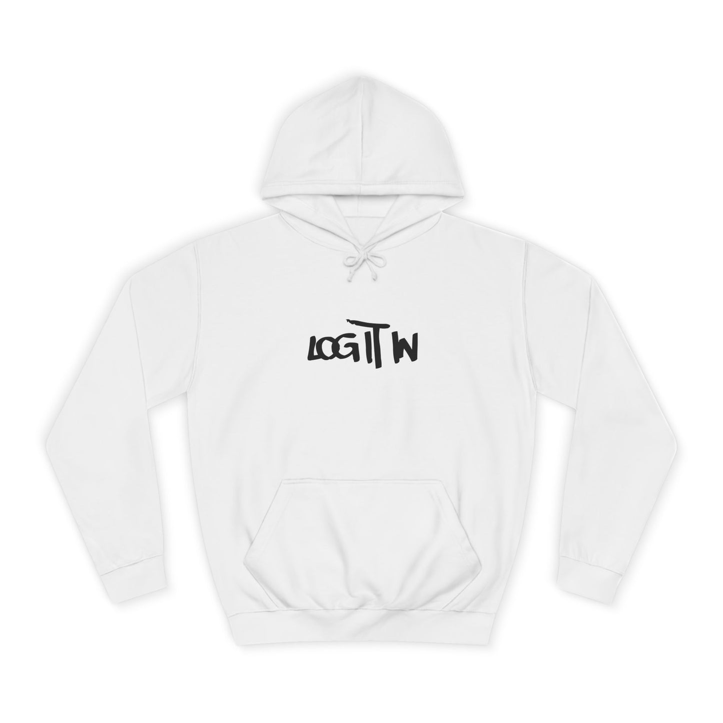 Unisex Log it in Hoodie with Trendy Graphic, Stylish Casual Wear, Gift, Apparel, Cozy Sweatshirt for Every Occasion