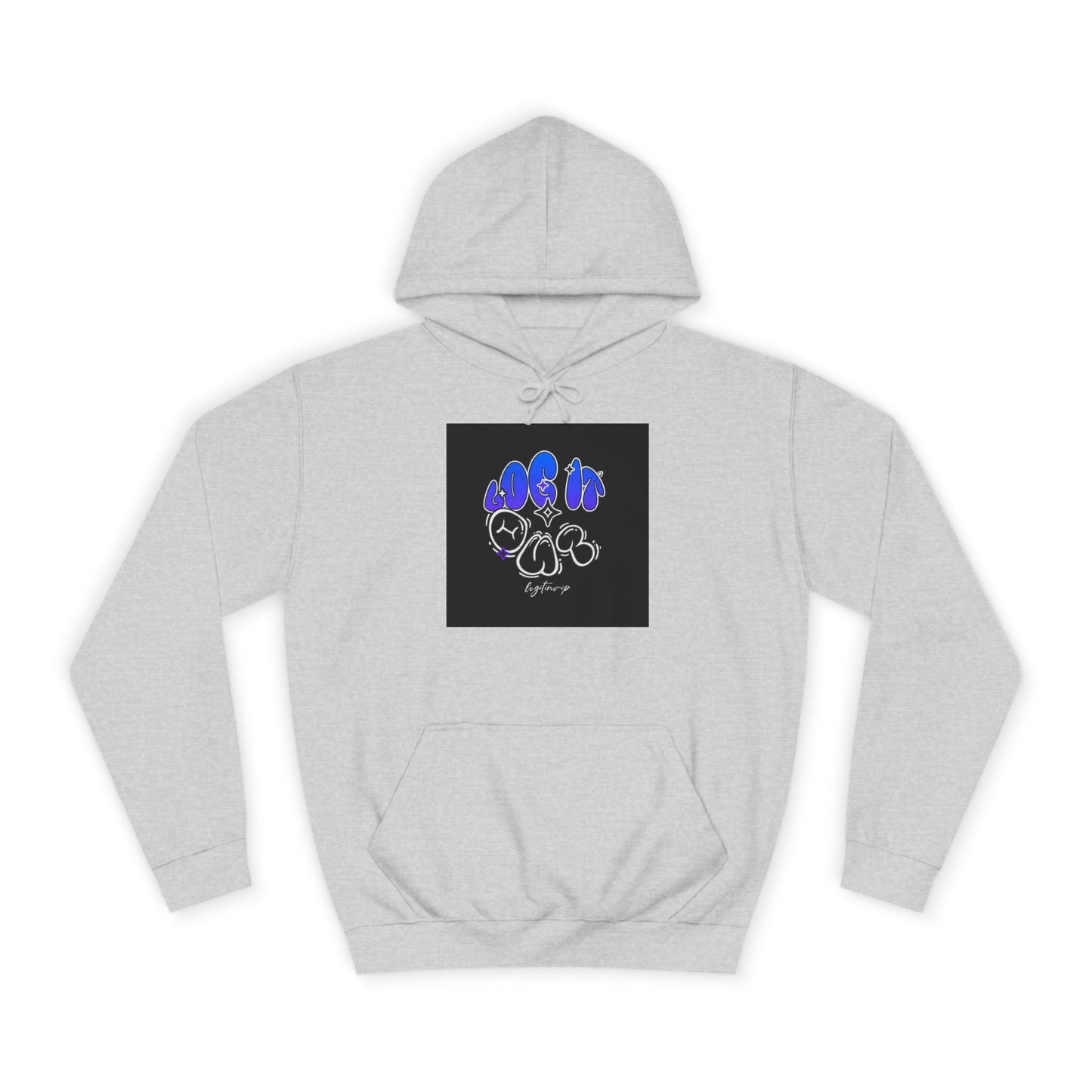 Vibrant Log it out Spirit Hoodie, Unisex Hoodie, Comfortable Sweatshirt, Graphic Hooded Sweatshirt,