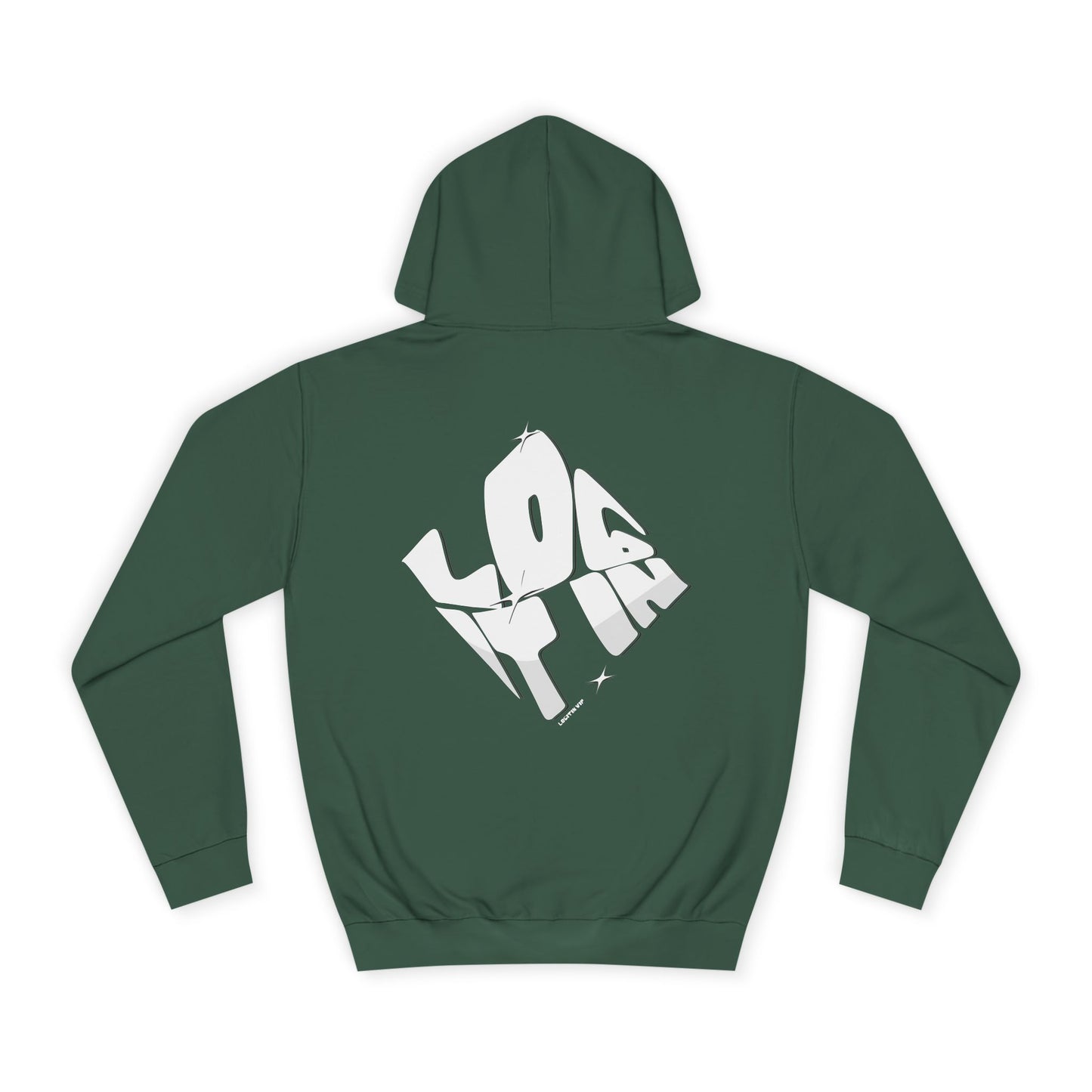 Stylish Unisex Log it in Hoodie - Trendy Wear, Comfortable Everyday Style, Perfect Gift, Graduation, Casual Outings