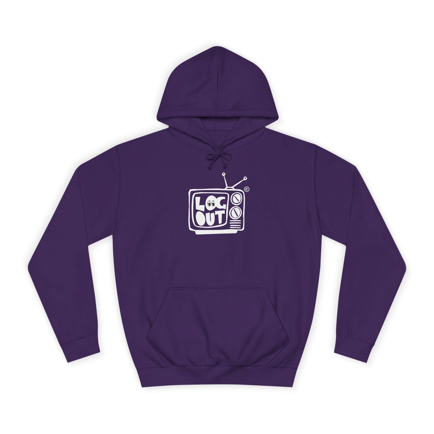 Unisex LOG OUT Hoodie, Cozy Wear, Casual Style, Gift, Trendy Spirit, Everyday Comfort