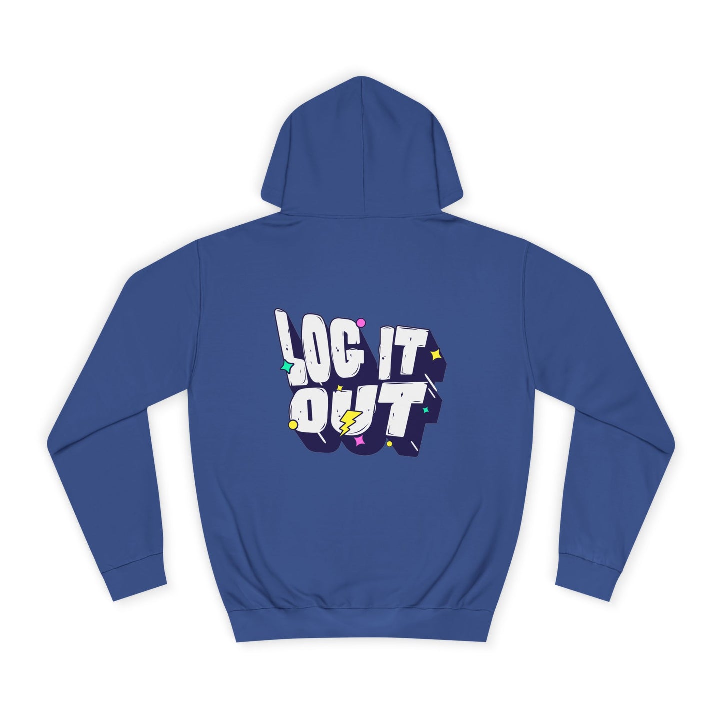 Unisex Hoodie with 'LOC IT OUT' Graphic, Cozy Casual Wear, Perfect for Events, Great Gift Idea
