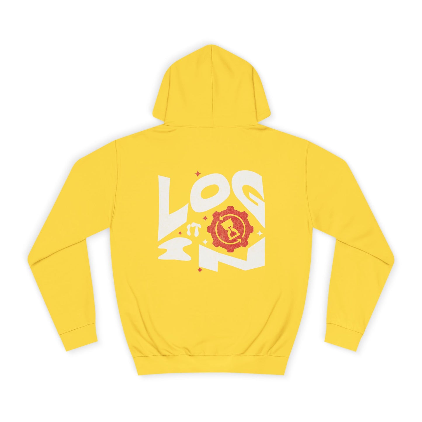 Stylish Log it in Hoodie, Cozy Athletic Wear, Graphic Hoodie, Trendy Apparel, Perfect for Life