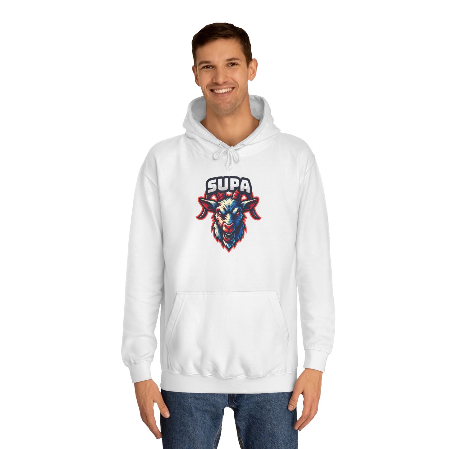 Supa Unisex Hoodie | Cool Gear, Graphic Sweatshirt, Gift, Casual Wear, Graphic Hoodie