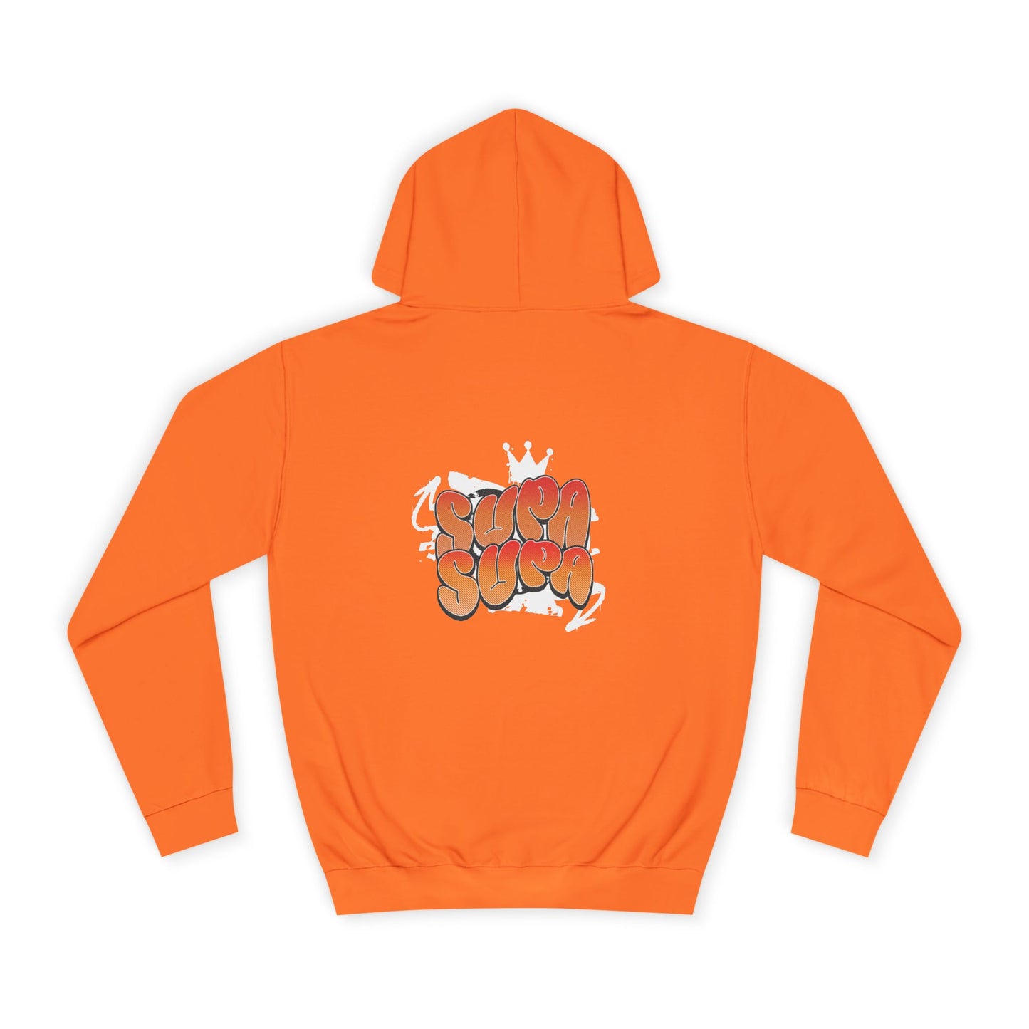 Unisex Hoodie with Retro 'Supa Supa' Design
