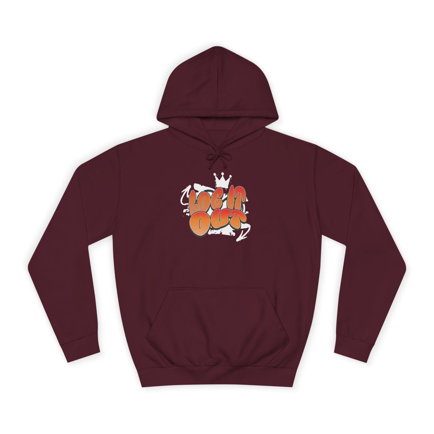 Unisex Hoodie - 'Log It Out' Trendy Comfort Wear