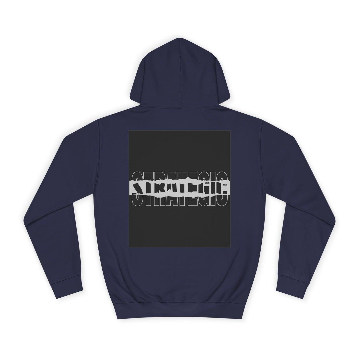 Unisex Hoodie with Strategic Print, Casual Sweatshirt,Gift, Trendy Apparel, Everyday Wear