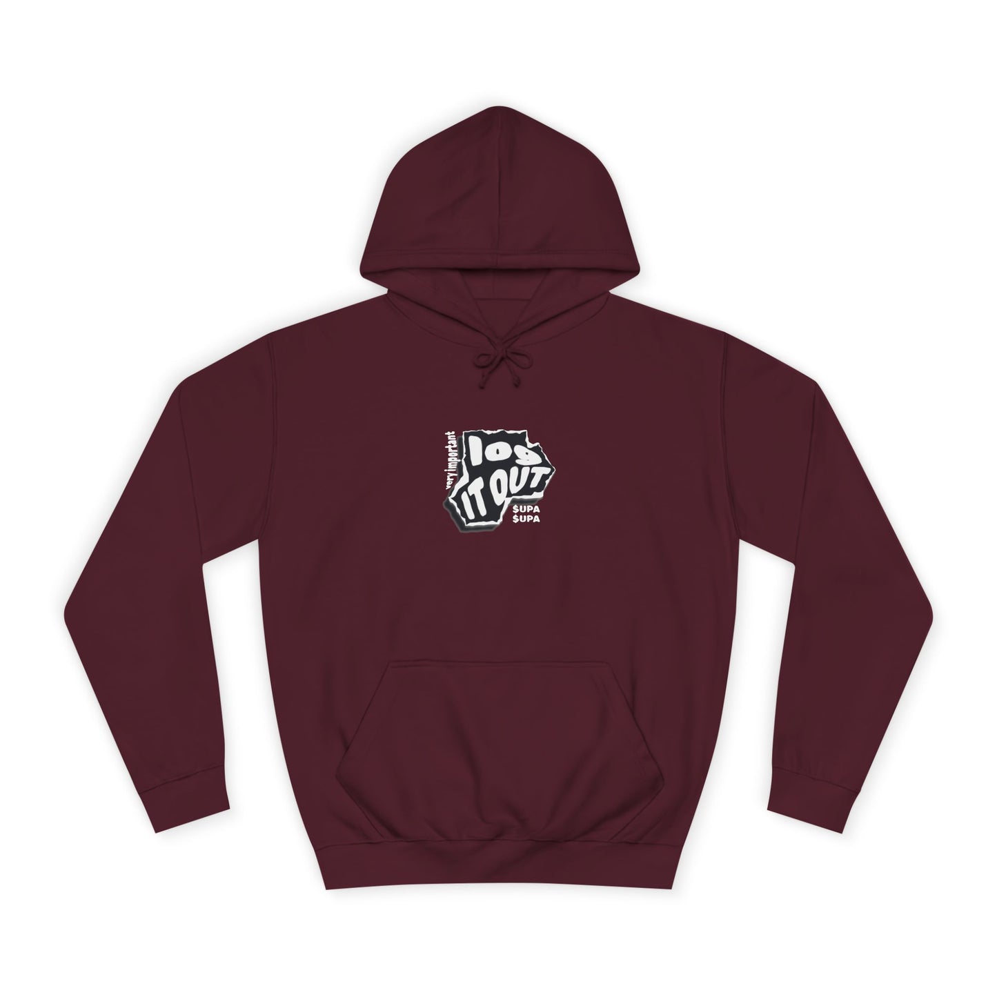 Unisex Hoodie - Log It Out, Cozy Sweatshirt, Trendy Apparel, Gift, Casual Wear, Hoodie for Everyday Comfort