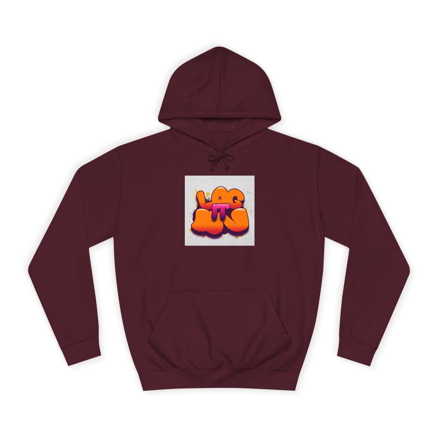 Vibrant Graffiti Log it in Hoodie, Trendy Sweatshirt, Casual Streetwear, Unique Gift, Artsy Apparel