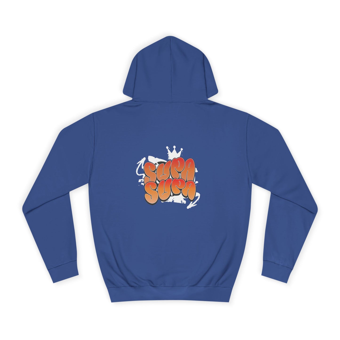 Unisex Hoodie with Retro 'Supa Supa' Design
