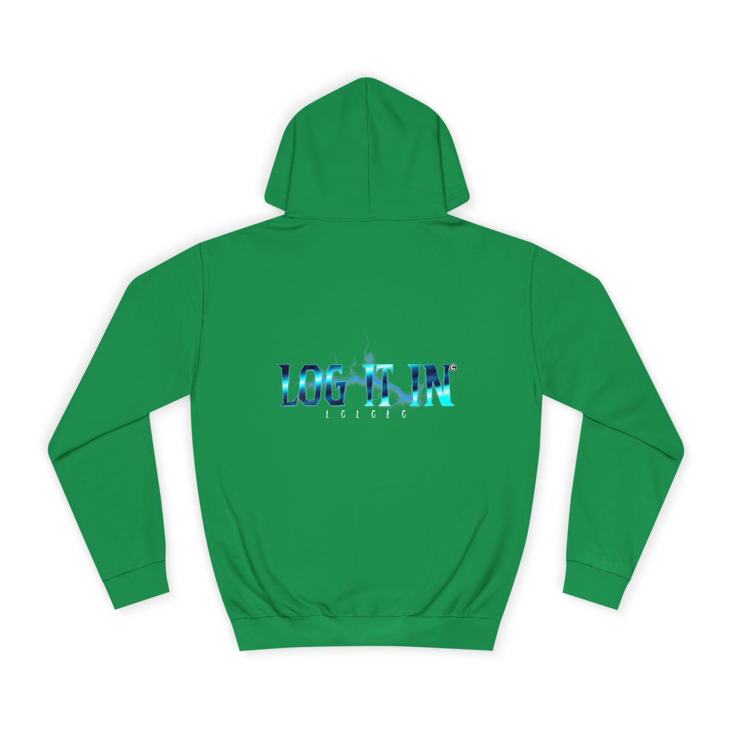 Unisex Hoodie with LOG IT IN Design - Casual Wear, Perfect Gift, Events, and Cozy Days