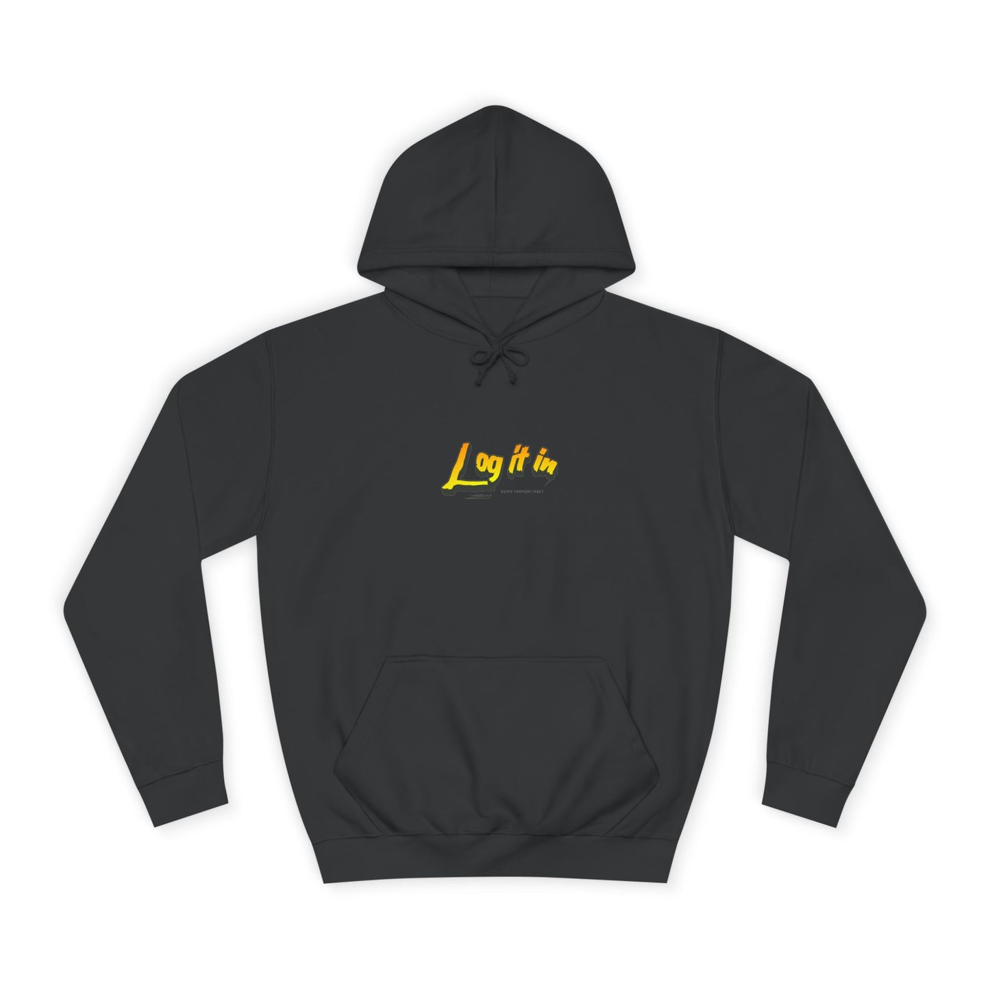 Vibrant Unisex Hoodie - Perfect for Every day Life, Cozy Fall Days, Gifts, Casual Wear, Log it In Design