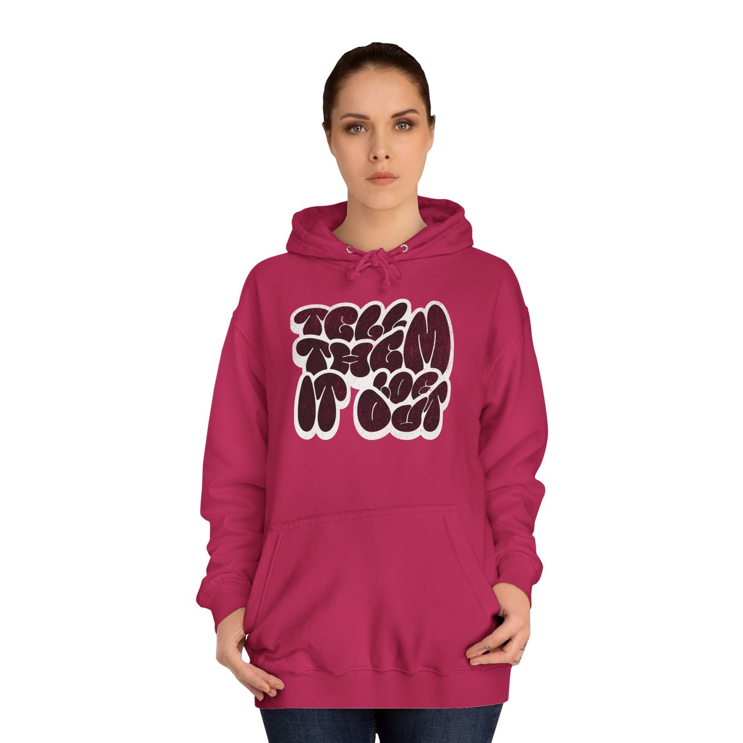 Stylish Unisex"Log it in" Hoodie - Perfect for Life, Gifts, Cozy Casual Wear, Trendy Fashion