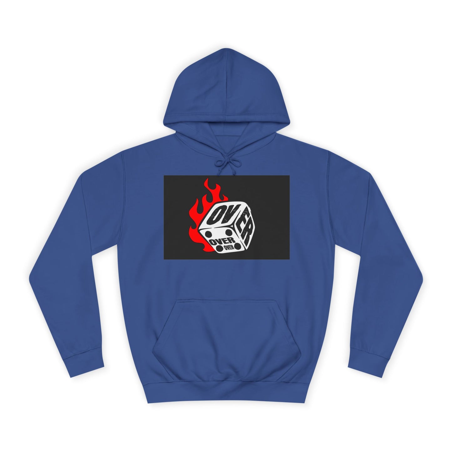 OVER Graphic Hoodie, Oversized Sweatshirt, Trendy Unisex Hoodie, Gift, Casual Layering Top
