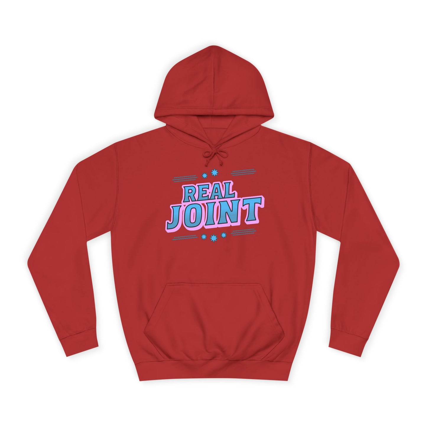 Unisex Hoodie - 'Real Joint' Graphic Sweatshirt for Casual Style